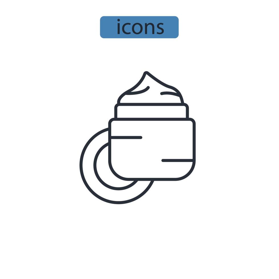 icônes de moustiquaire faciale symbole éléments vectoriels pour le web infographique vecteur