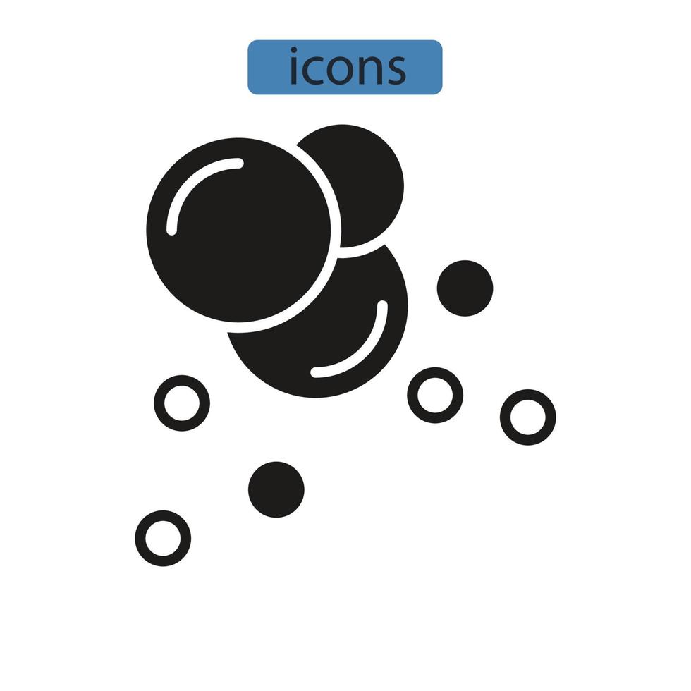 nettoyer les éléments de vecteur de symbole d'icônes pour le web infographique