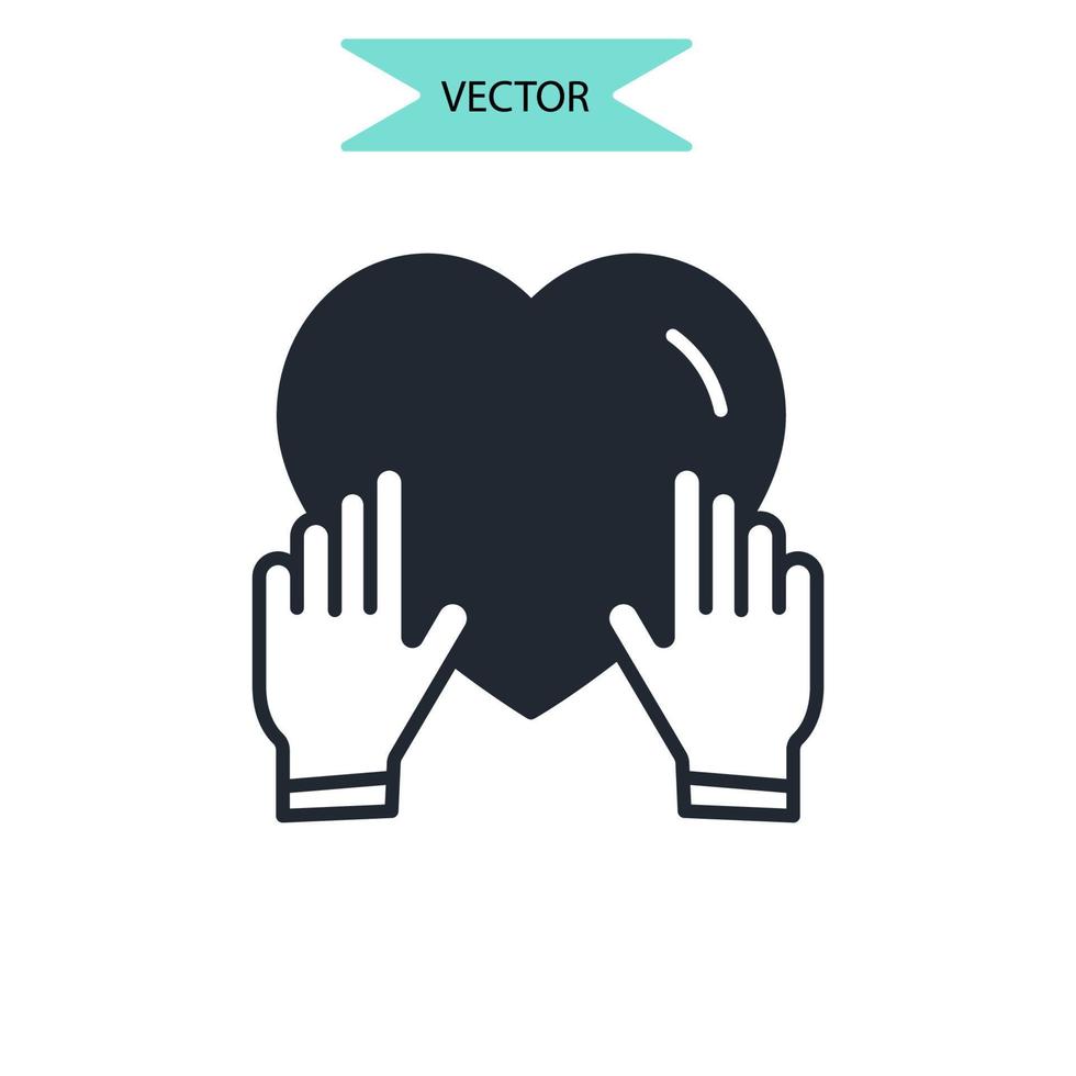 icônes d'honnêteté symbole éléments vectoriels pour le web infographique vecteur