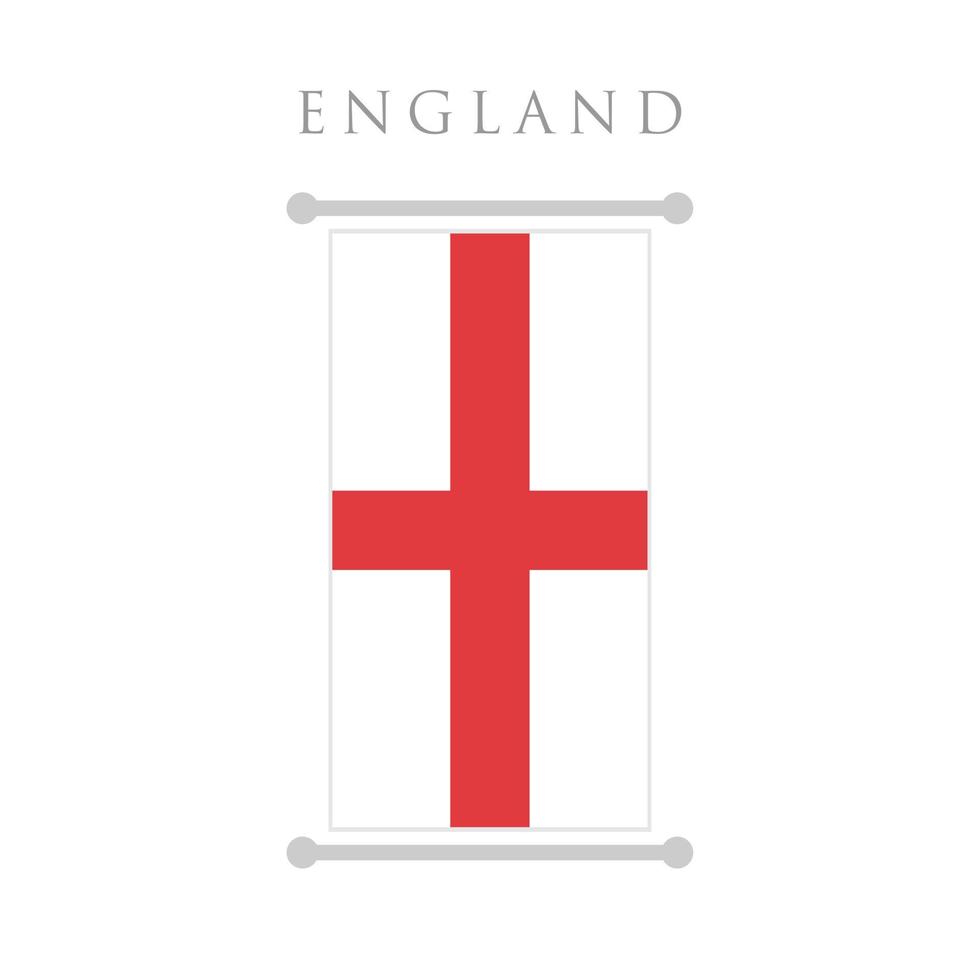 drapeau angleterre design plat illustration vectorielle vecteur