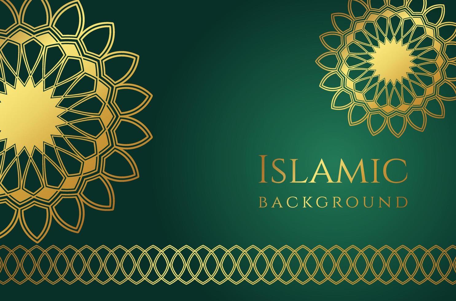 fond islamique avec motif d'ornement décoratif. - vecteur
