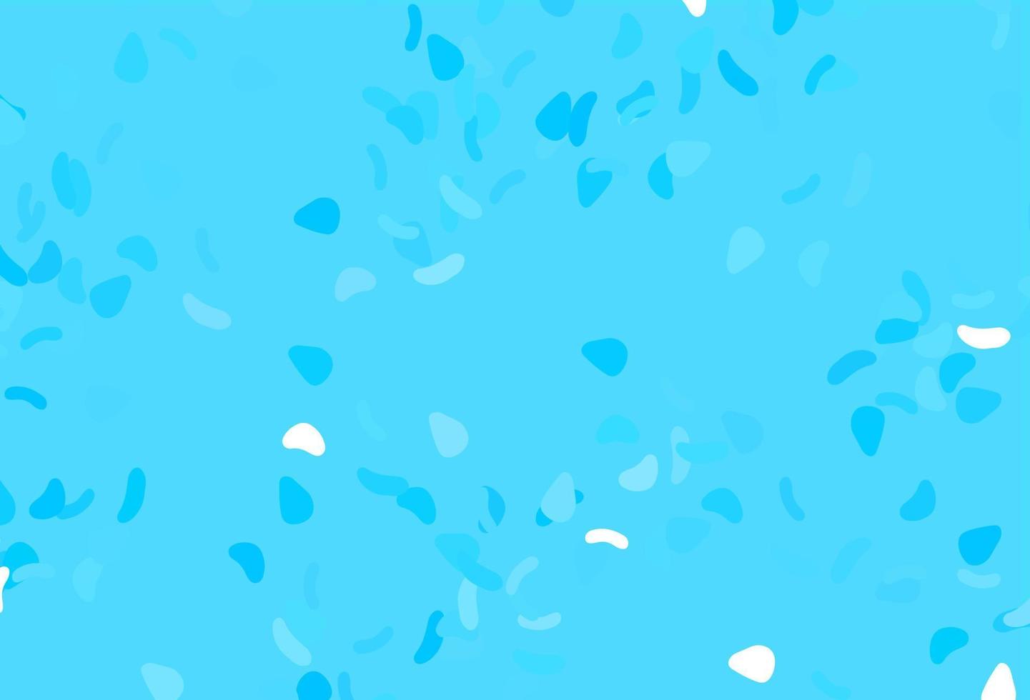 modèle vectoriel bleu clair avec des formes de memphis.