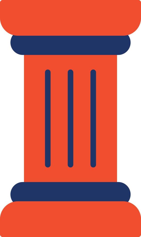 icône de couleur de pilier vecteur