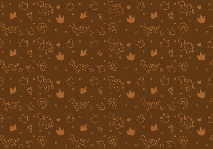 Free Dinosaur Pattern # 2 vecteur