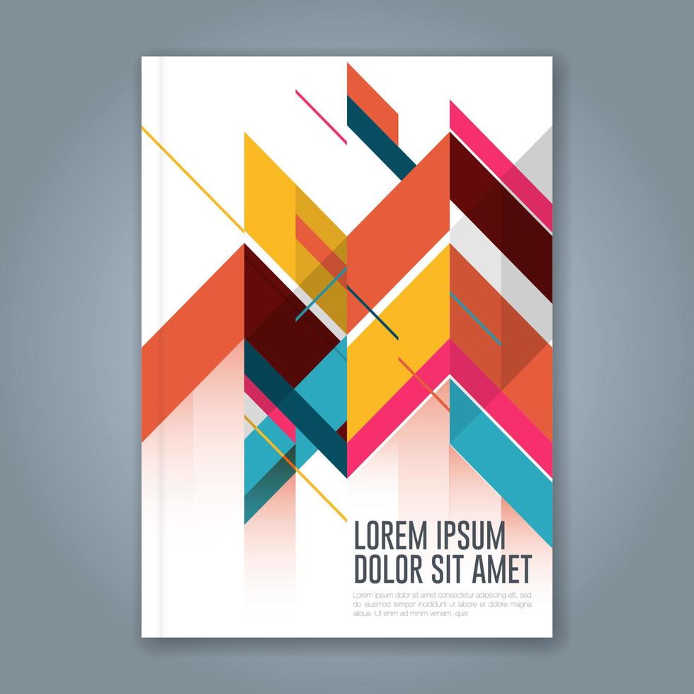 fond de conception de formes géométriques minimales pour l'affiche de dépliant de brochure de couverture de livre de rapport annuel d'entreprise vecteur