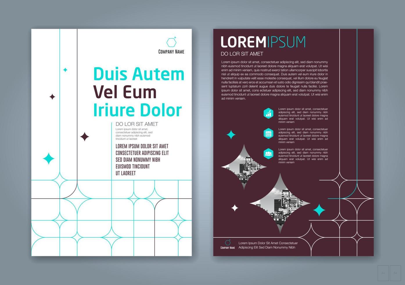 fond de conception de formes géométriques minimales pour l'affiche de dépliant de brochure de couverture de livre de rapport annuel d'entreprise vecteur