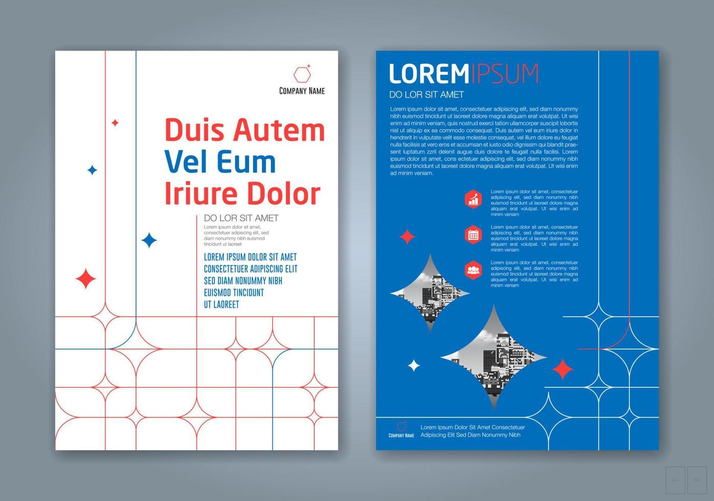 fond de conception de formes géométriques minimales pour l'affiche de dépliant de brochure de couverture de livre de rapport annuel d'entreprise vecteur