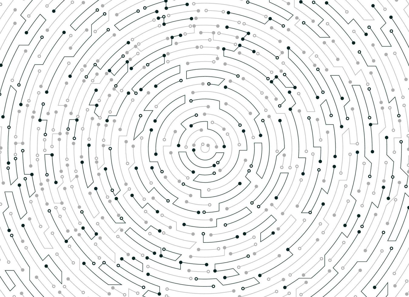 fond électronique de cercle vecteur