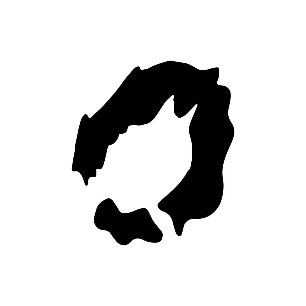 illustration vectorielle de motif léopard sur fond blanc. vecteur