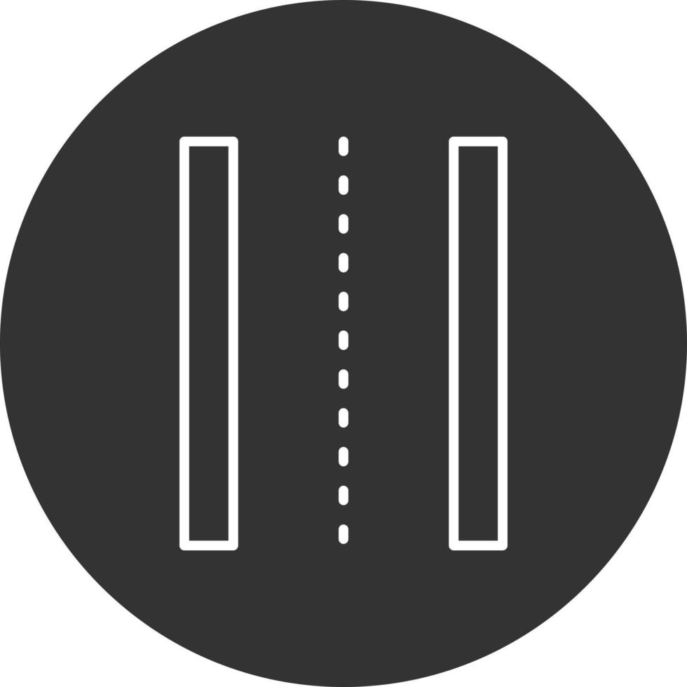 10 - icône inversée de ligne de voie vecteur