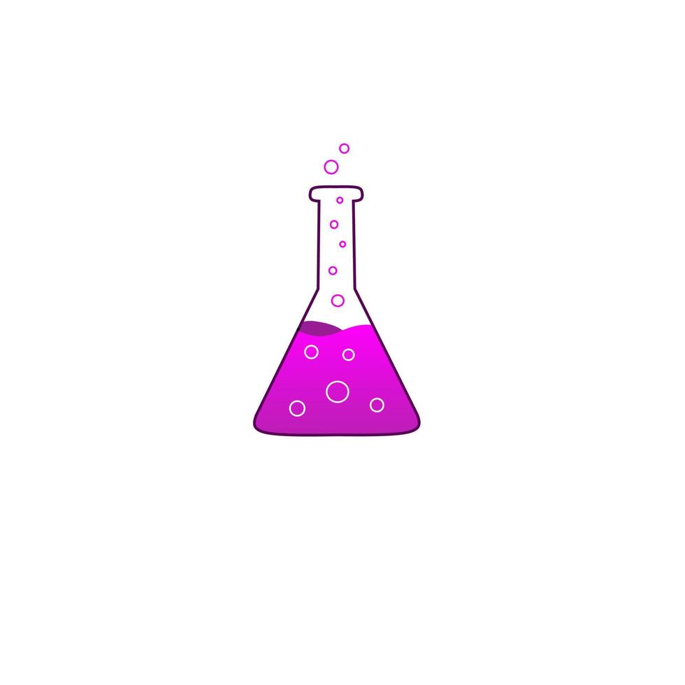 illustration graphiques vectoriels de bouteille de produits chimiques de vecteur de conception
