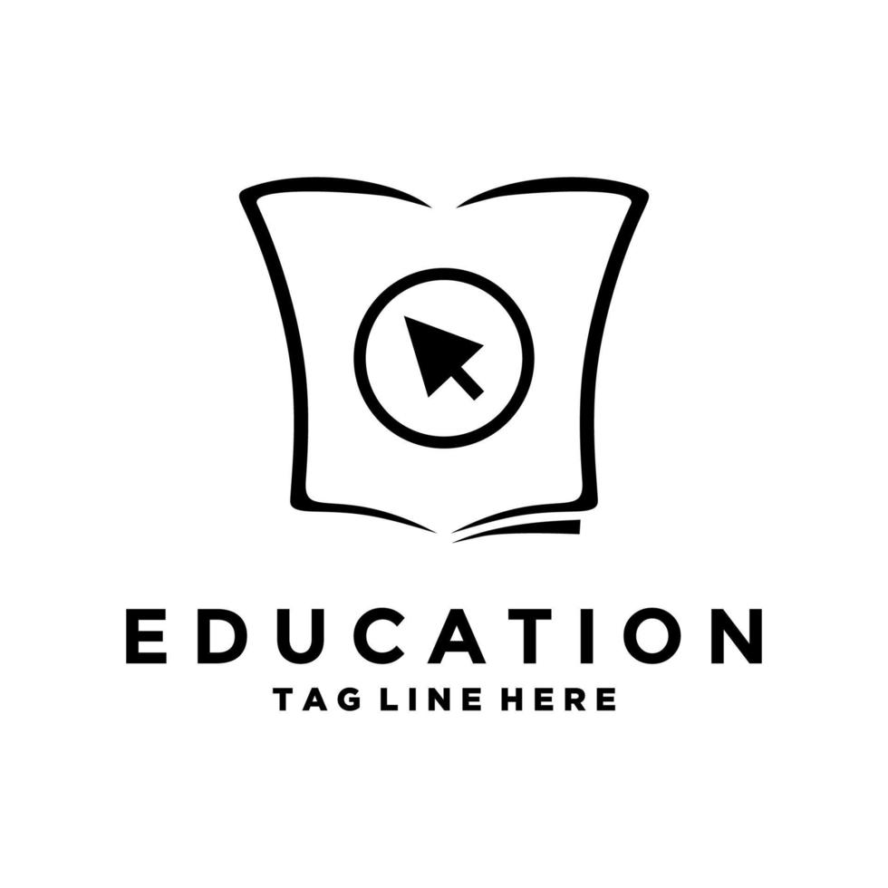 illustration vectorielle du logo de l'éducation vecteur