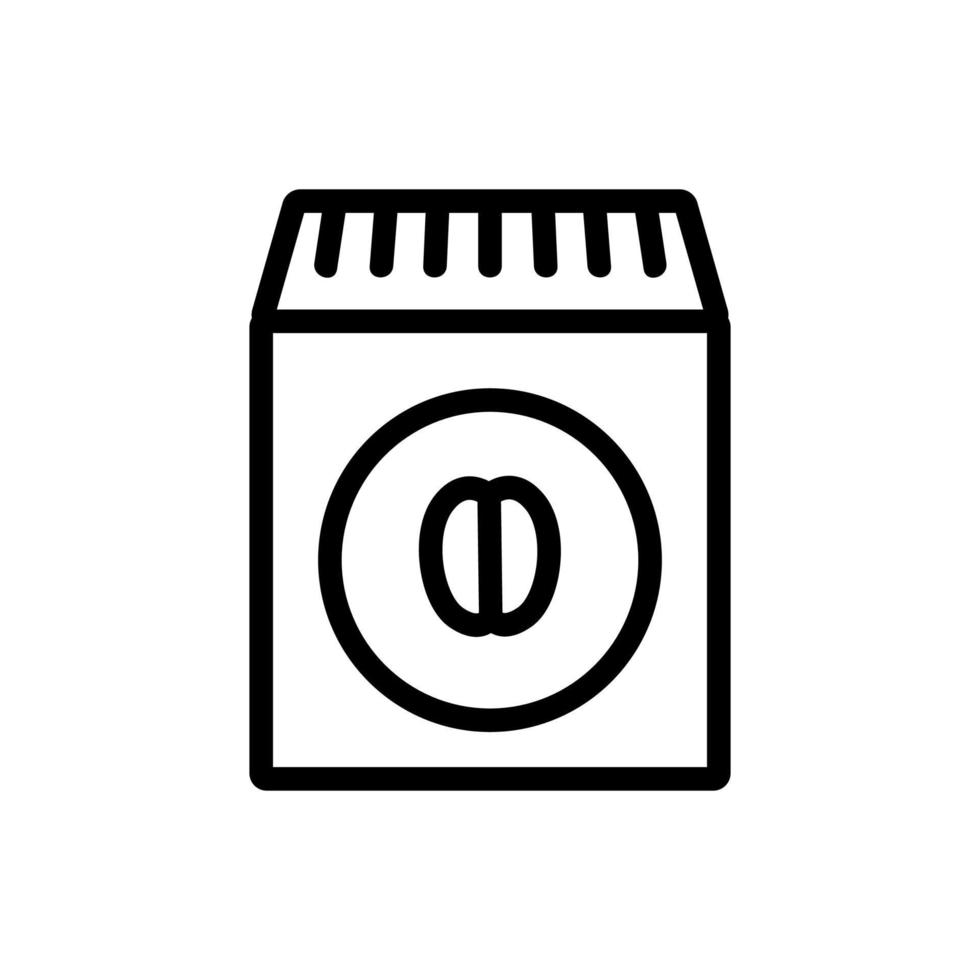 sac de flocons d'avoine icône illustration vectorielle vecteur