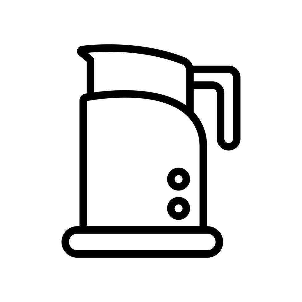 illustration du contour vectoriel de l'icône des mousseurs automatiques
