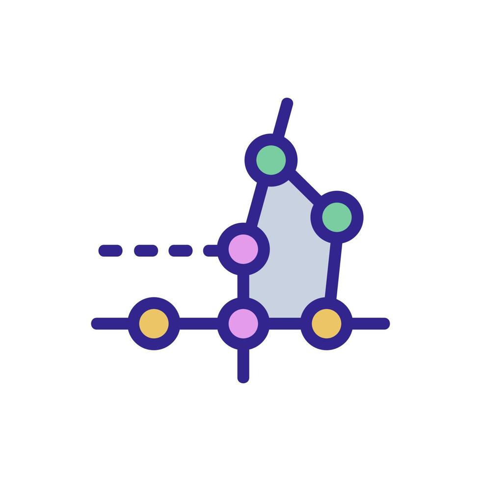 métro, carte, lignes, icône, vecteur, contour, illustration vecteur