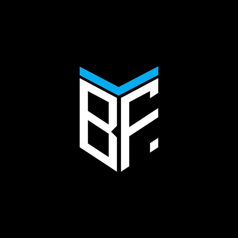 création de logo de lettre bf avec graphique vectoriel