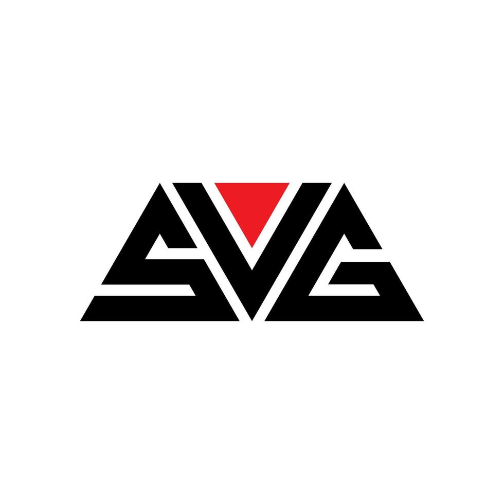 création de logo de lettre triangle svg avec forme de triangle. monogramme de conception de logo triangle svg. modèle de logo vectoriel triangle svg avec couleur rouge. logo triangulaire svg logo simple, élégant et luxueux. svg