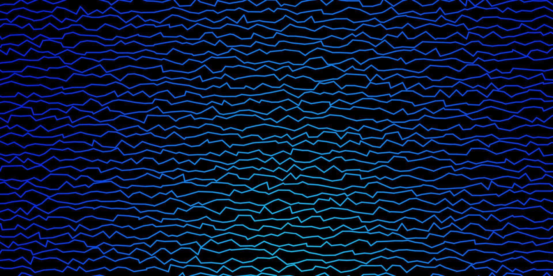 toile de fond de vecteur bleu foncé avec des lignes pliées.