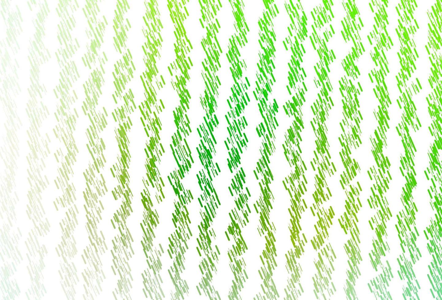 toile de fond de vecteur vert clair avec de longues lignes.