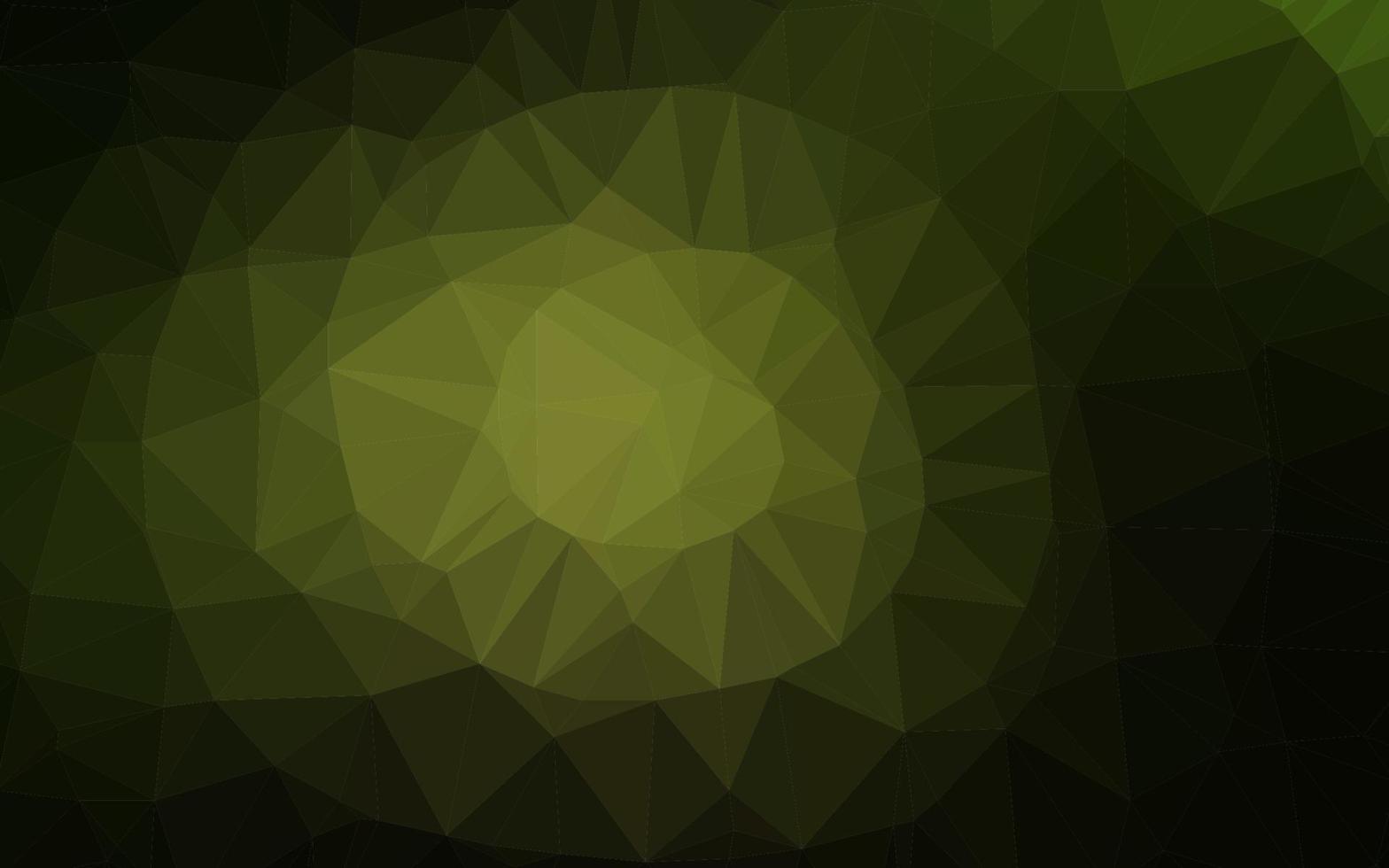 vecteur vert foncé brillant fond triangulaire.