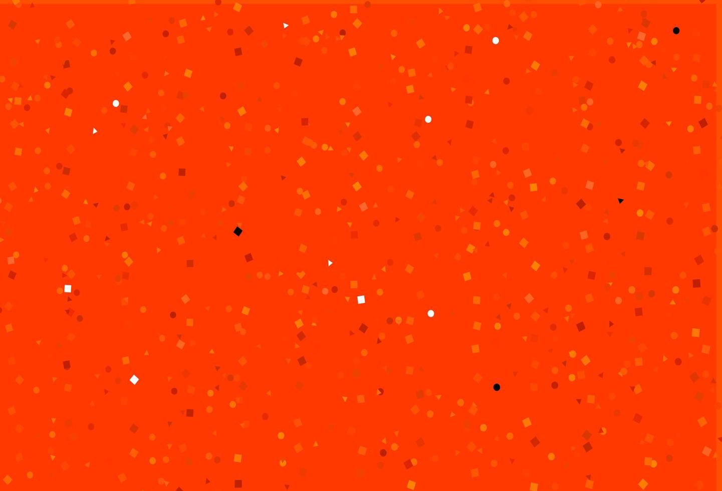 disposition vectorielle orange clair avec des cercles, des lignes, des rectangles. vecteur