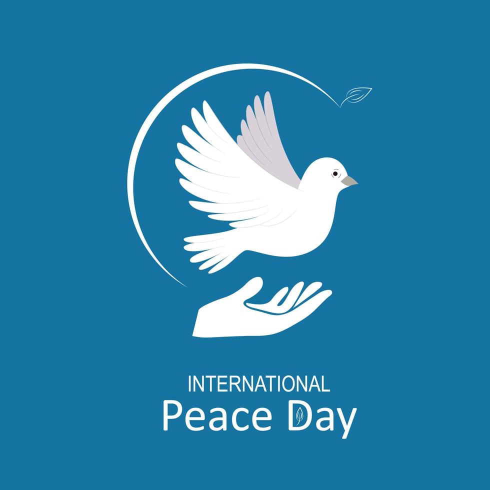 journée internationale de la paix avec le vecteur
