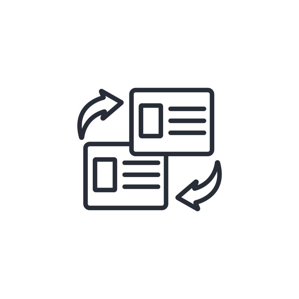 transférer des éléments de vecteur de symbole d'icônes pour le web infographique