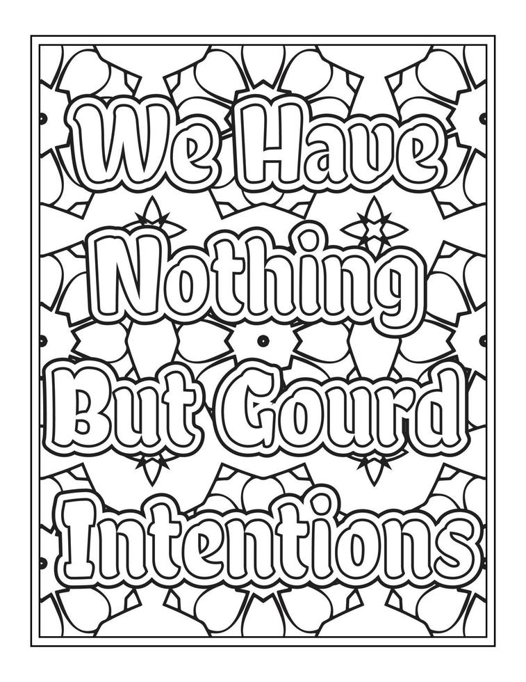 citations de noël page de livre de coloriage, mots inspirants conception de pages de livre de coloriage. conception de citations positives vecteur