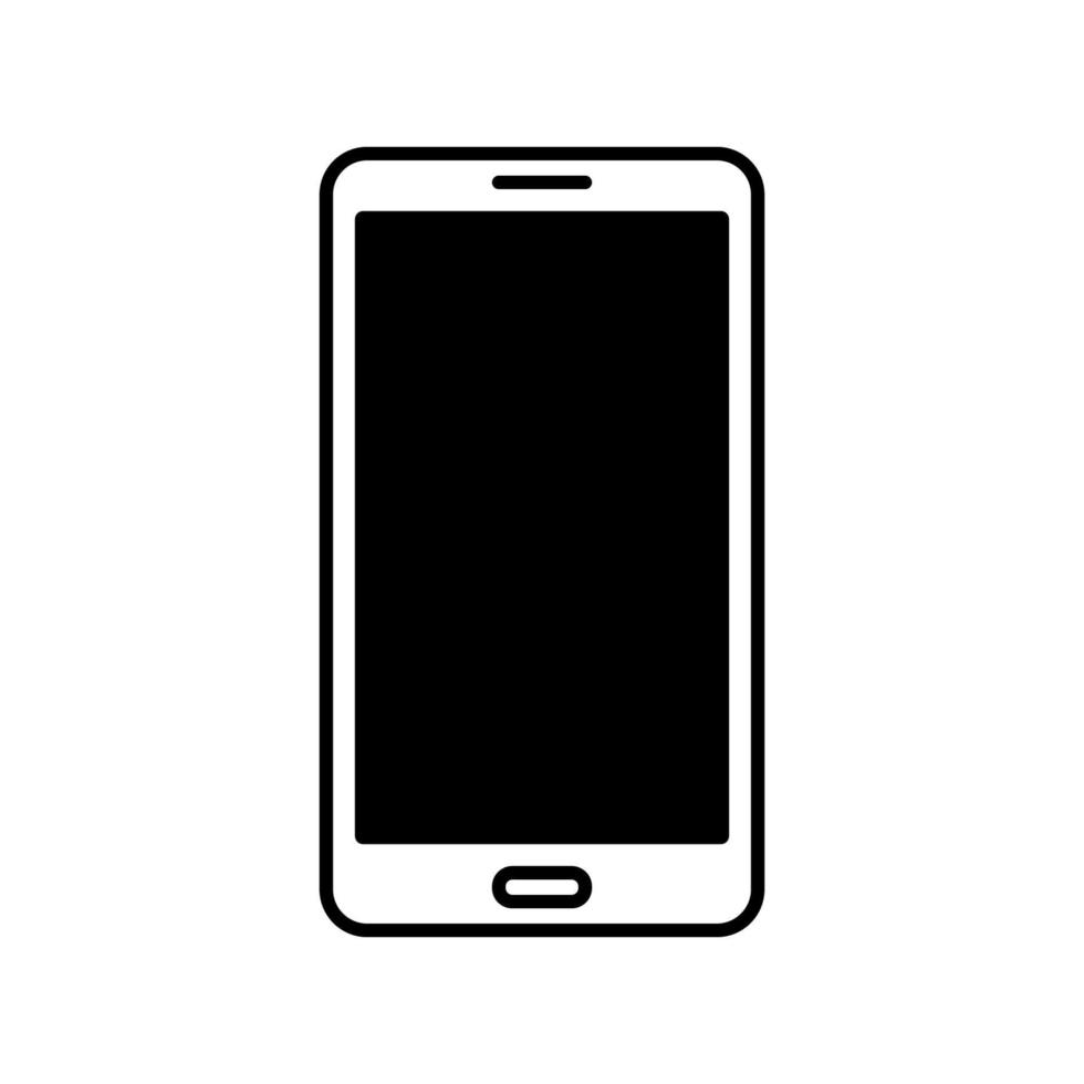 L'icône de la technologie handphone contours vecteur