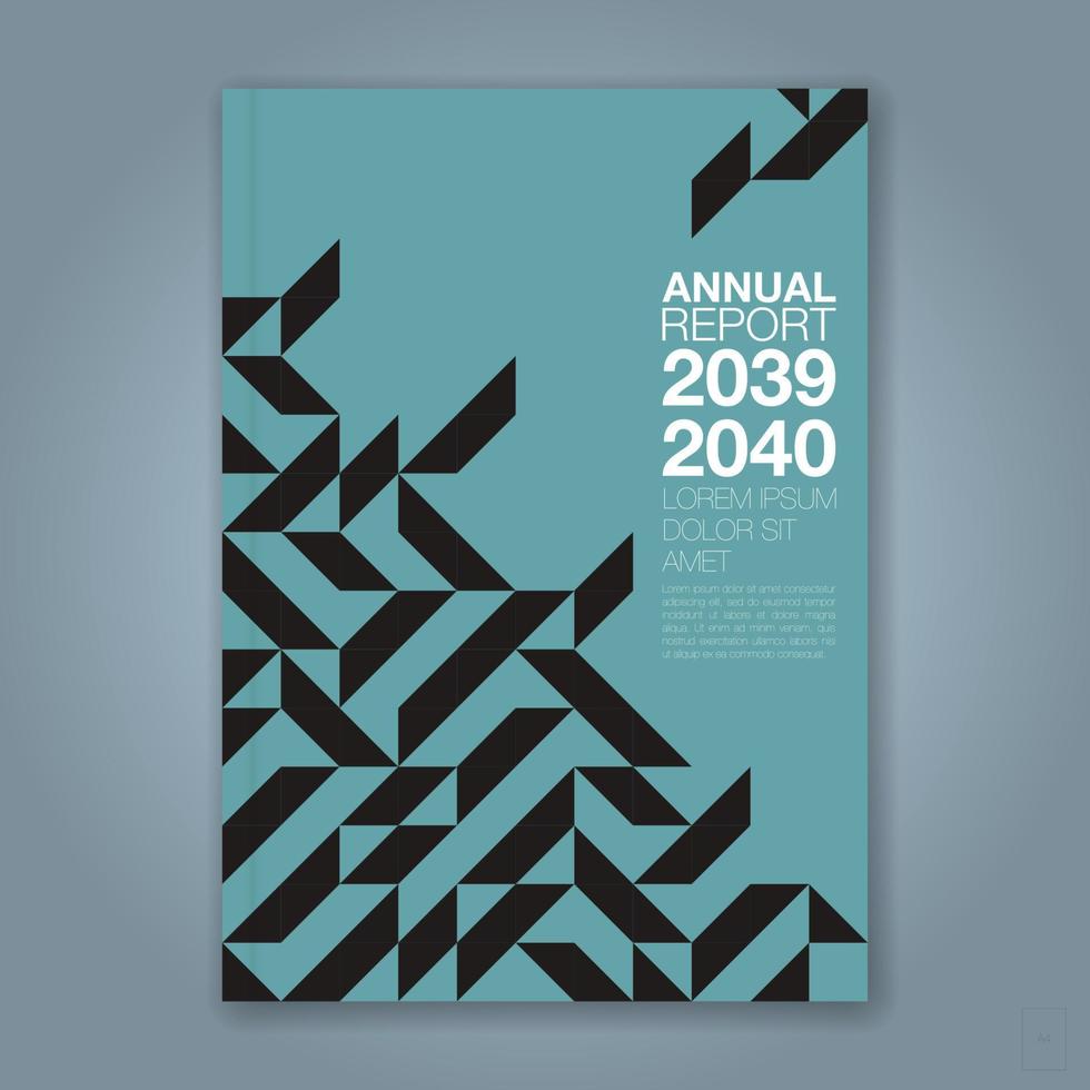 fond de conception de formes géométriques minimales pour l'affiche de dépliant de brochure de couverture de livre de rapport annuel d'entreprise vecteur
