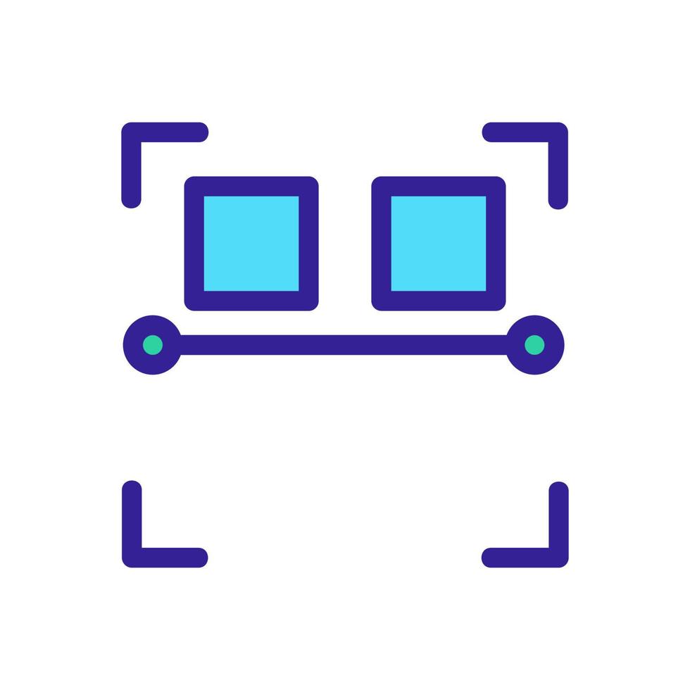 le code barre est un vecteur icône. illustration de symbole de contour isolé