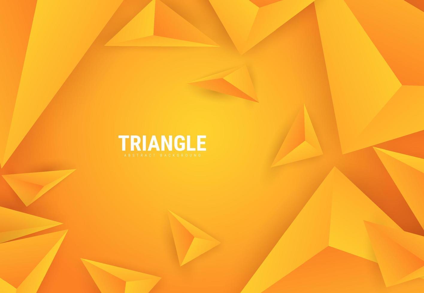 arrière-plan géométrique triangle abstrait. triangles 3D. papier peint moderne. bulle de ligne vecteur