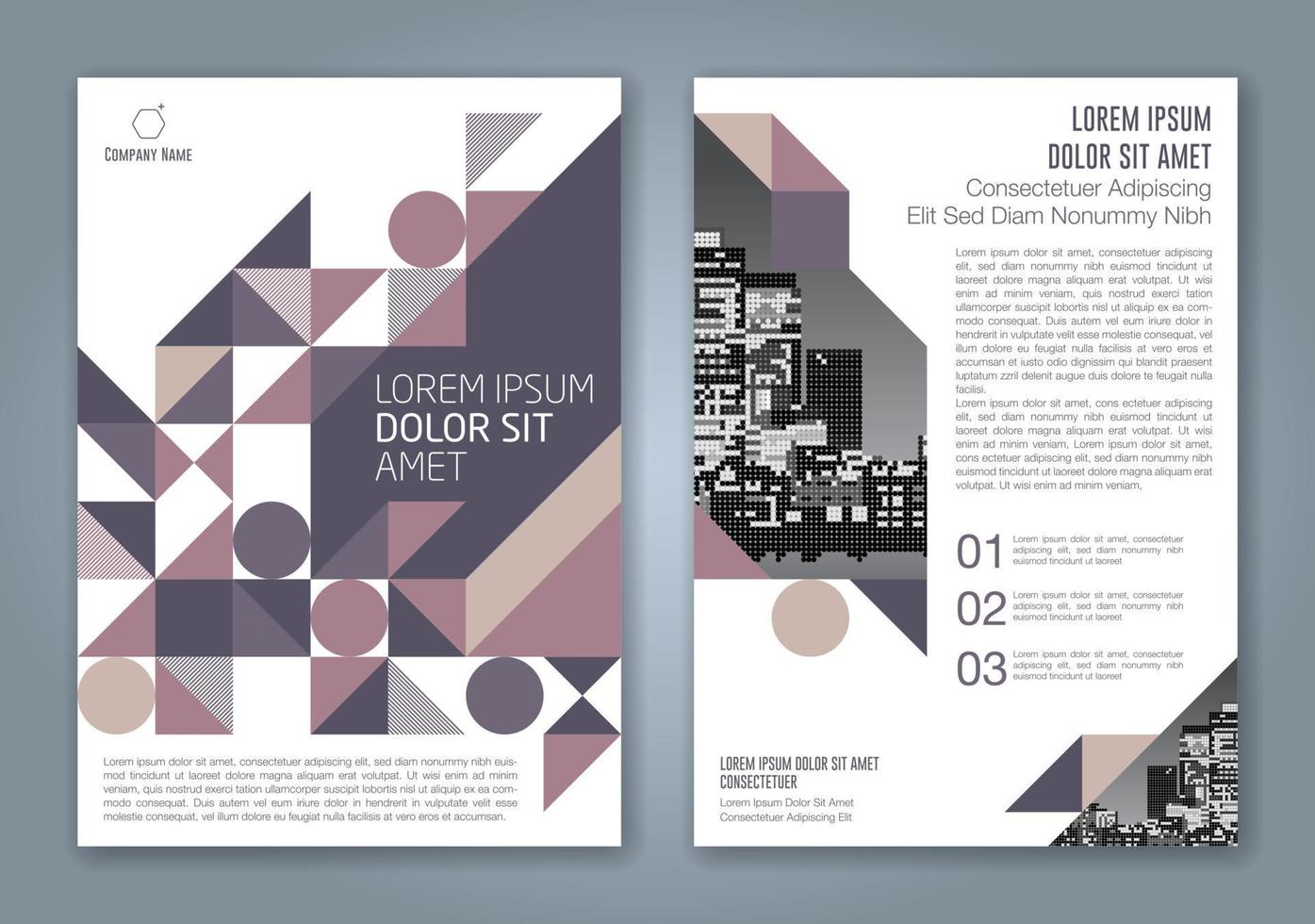 fond de conception de formes géométriques minimales pour l'affiche de dépliant de brochure de couverture de livre de rapport annuel d'entreprise vecteur