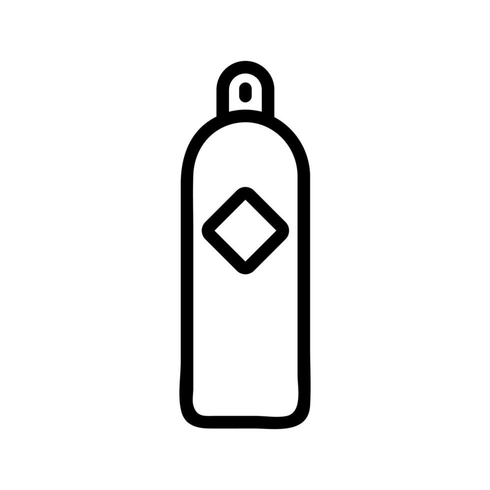 vecteur d'icône de gaz. illustration de symbole de contour isolé