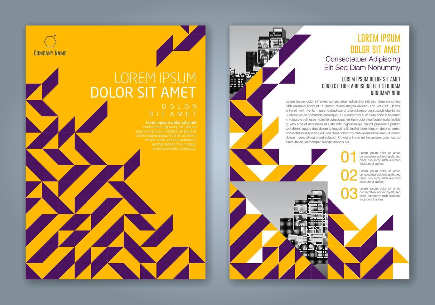 fond de conception de formes géométriques minimales pour l'affiche de dépliant de brochure de couverture de livre de rapport annuel d'entreprise vecteur