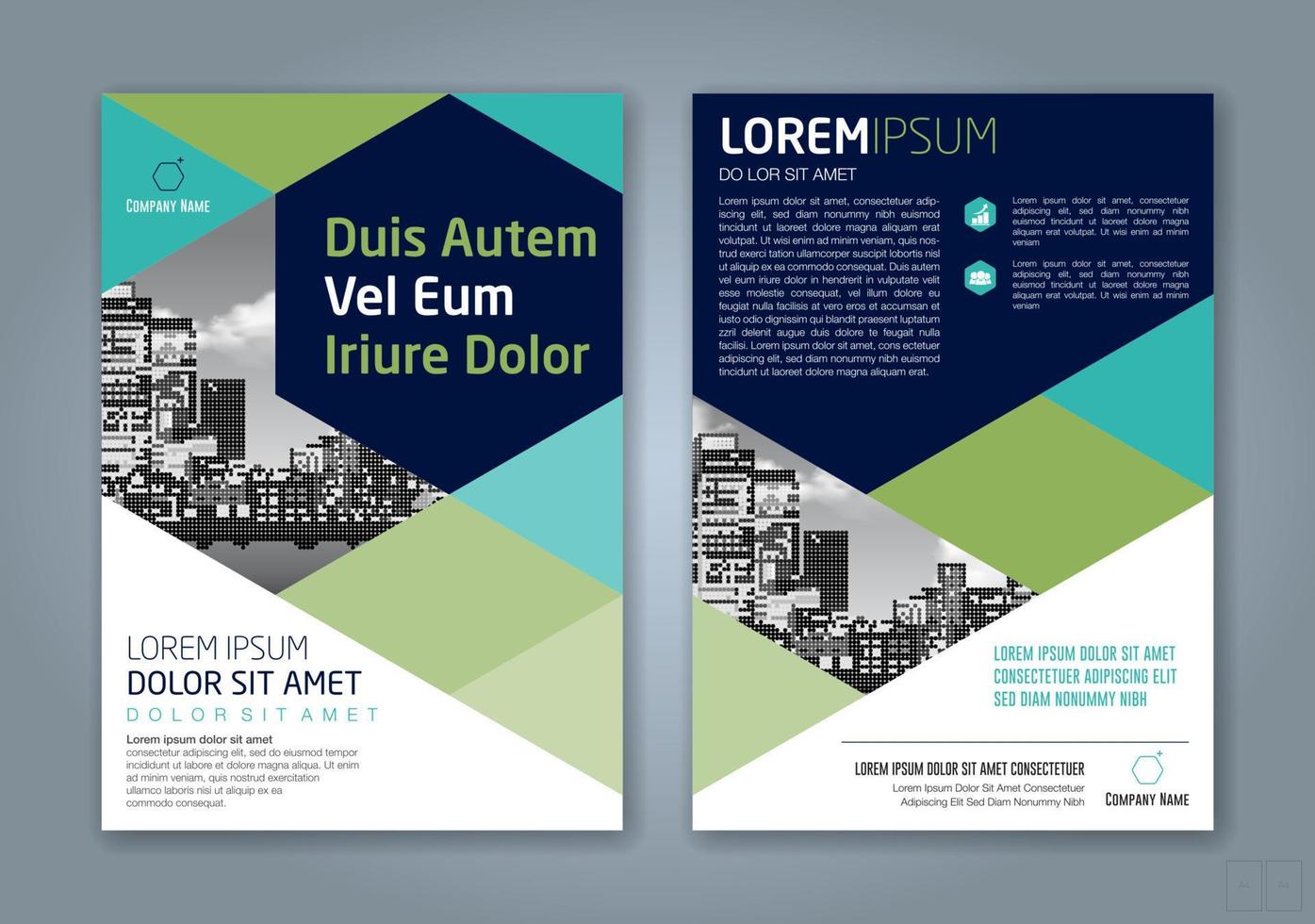 fond de conception de formes géométriques minimales pour l'affiche de dépliant de brochure de couverture de livre de rapport annuel d'entreprise vecteur