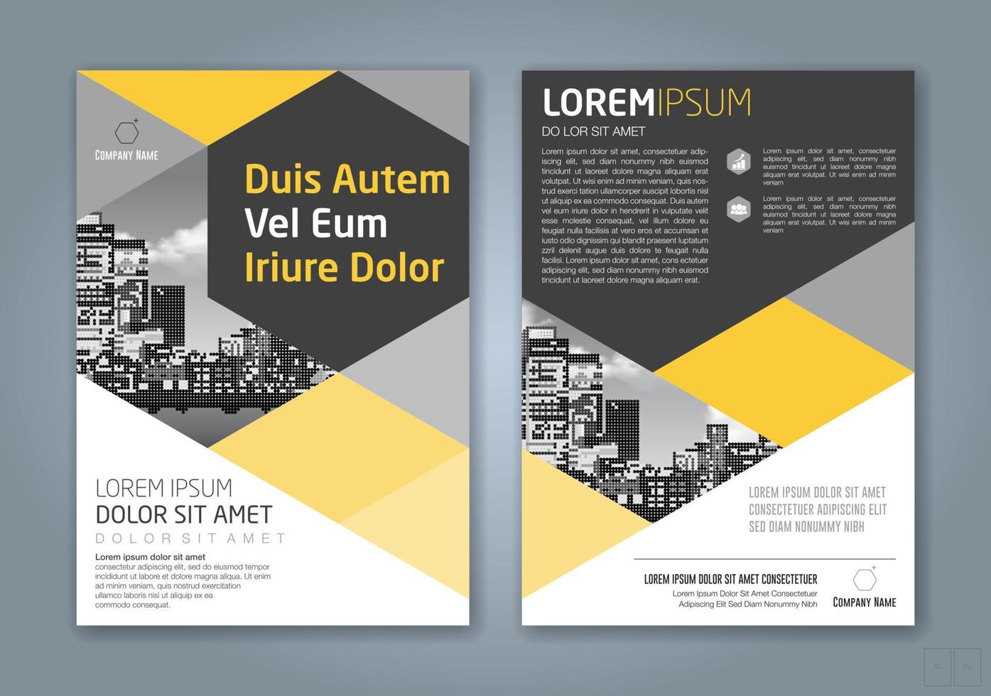 fond de conception de formes géométriques minimales pour l'affiche de dépliant de brochure de couverture de livre de rapport annuel d'entreprise vecteur