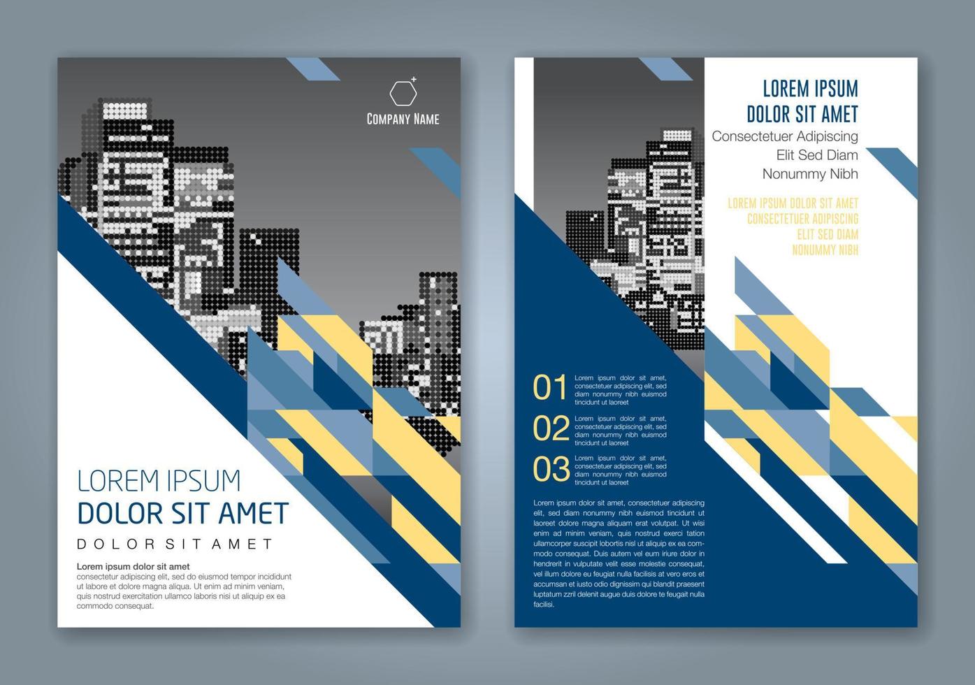 fond de conception de formes géométriques minimales pour l'affiche de dépliant de brochure de couverture de livre de rapport annuel d'entreprise vecteur