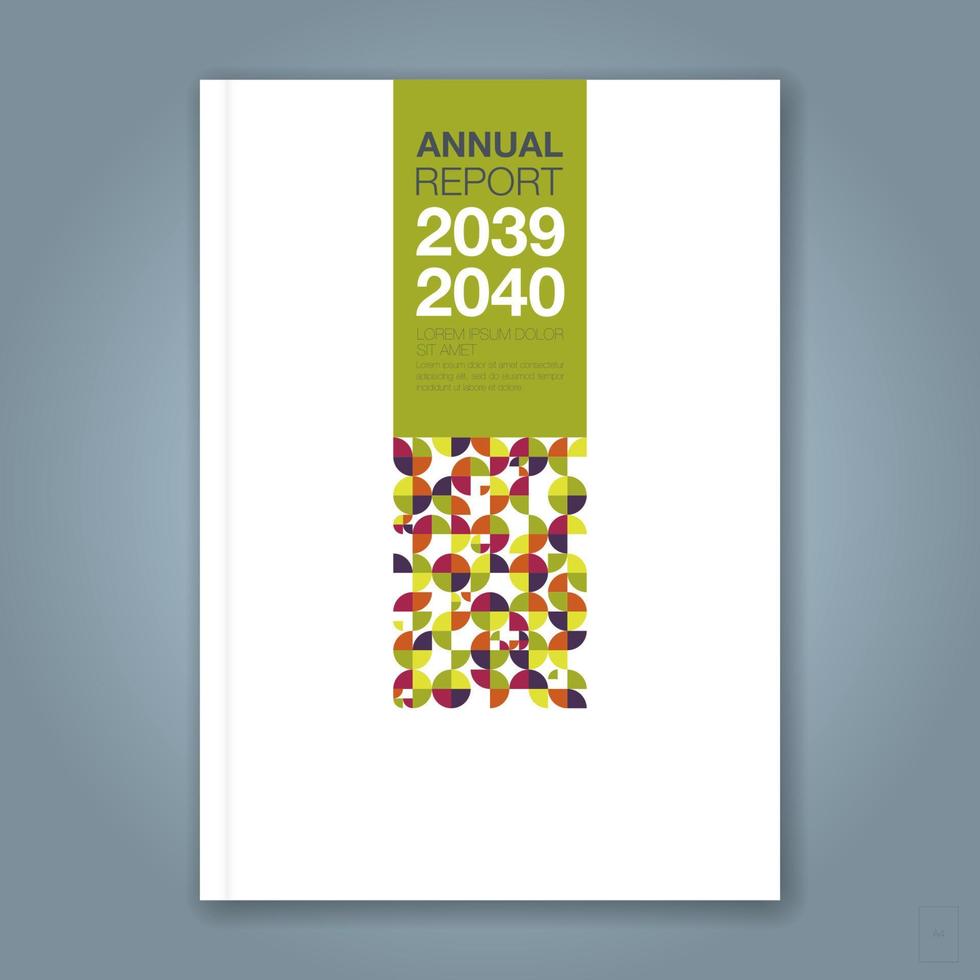 fond de conception de formes géométriques minimales pour l'affiche de dépliant de brochure de couverture de livre de rapport annuel d'entreprise vecteur