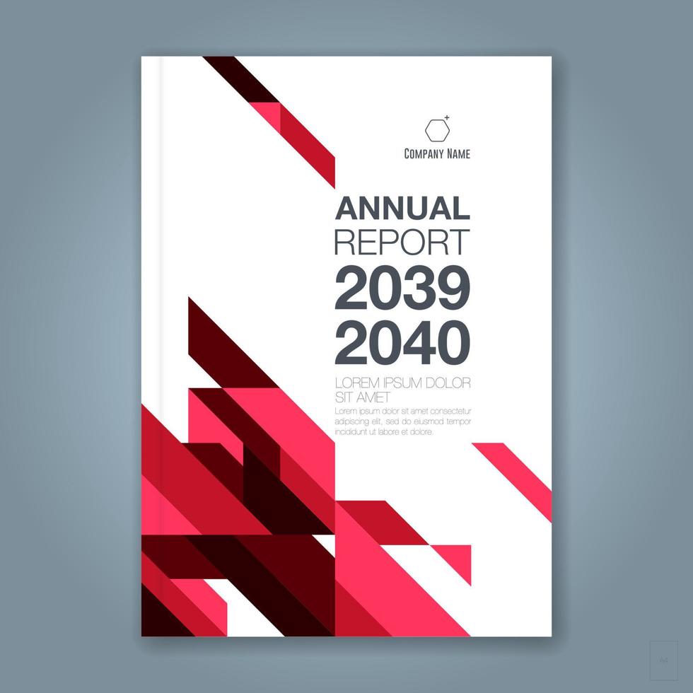 fond de conception de formes géométriques minimales pour l'affiche de dépliant de brochure de couverture de livre de rapport annuel d'entreprise vecteur