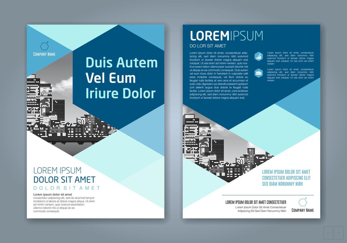 fond de conception de formes géométriques minimales pour l'affiche de dépliant de brochure de couverture de livre de rapport annuel d'entreprise vecteur