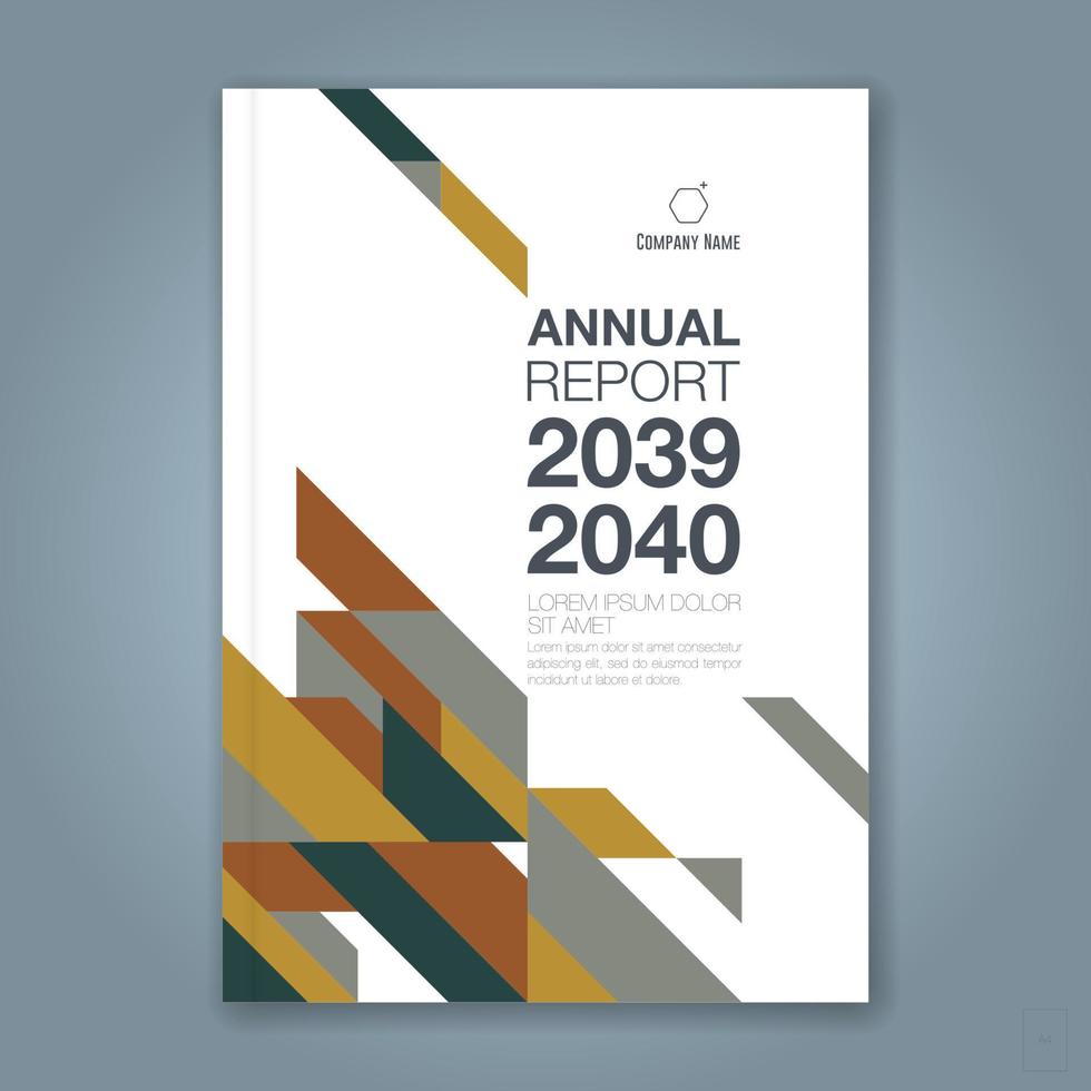 fond de conception de formes géométriques minimales pour l'affiche de dépliant de brochure de couverture de livre de rapport annuel d'entreprise vecteur