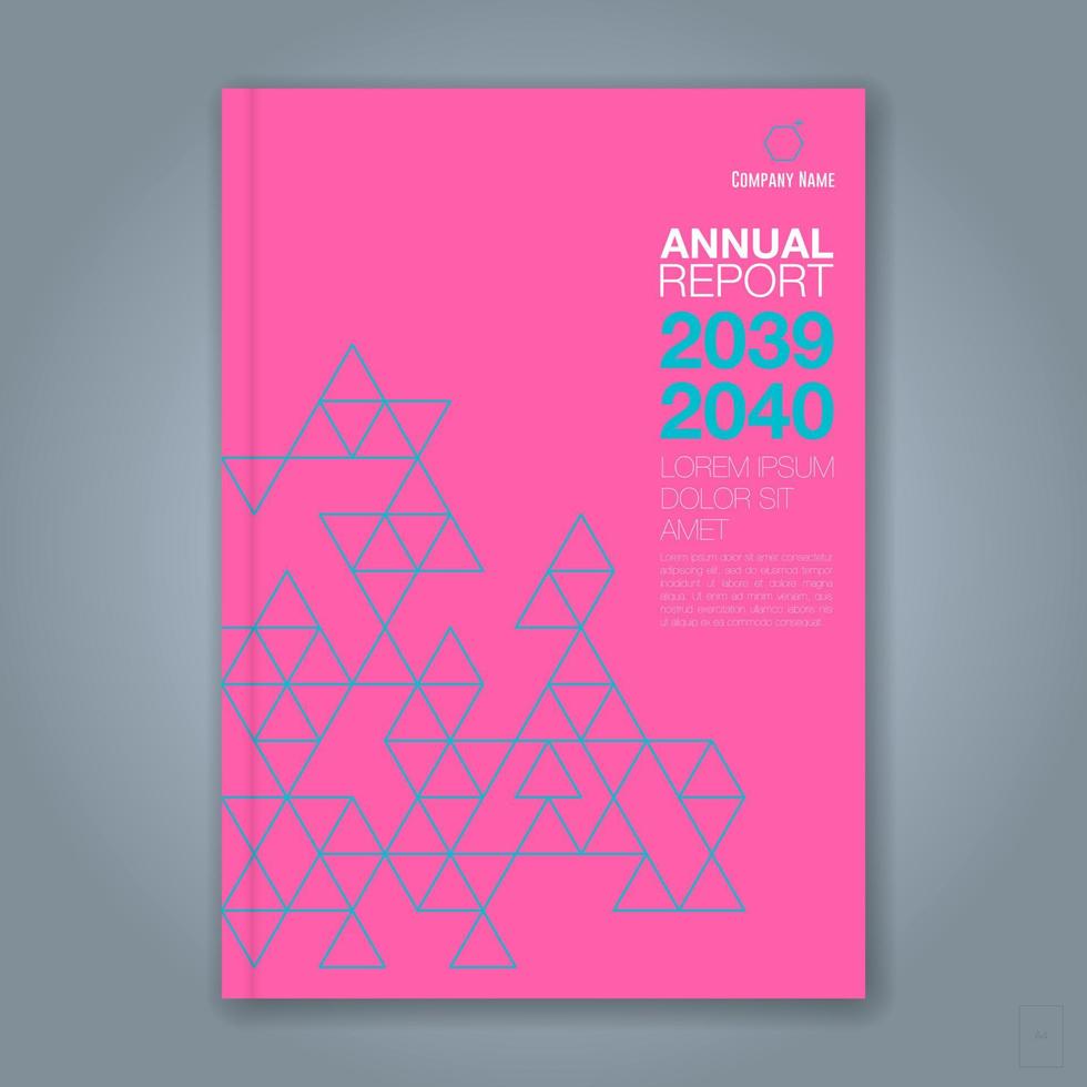 fond de cercle géométrique minimal abstrait pour l'affiche de dépliant de brochure de couverture de livre de rapport annuel d'entreprise vecteur
