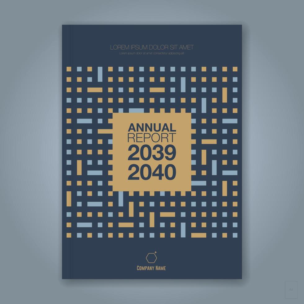 fond de conception de formes géométriques minimales pour l'affiche de dépliant de brochure de couverture de livre de rapport annuel d'entreprise vecteur