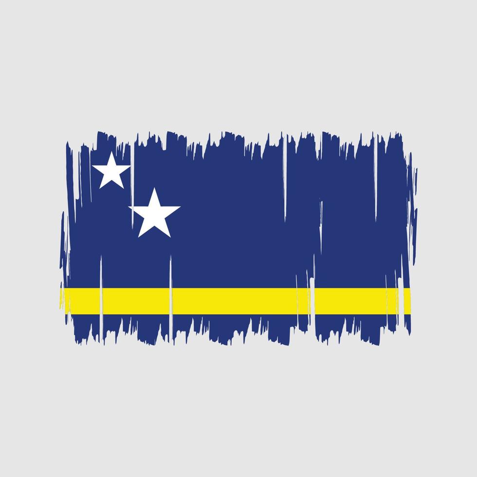 vecteur de drapeau de curaçao. drapeau national