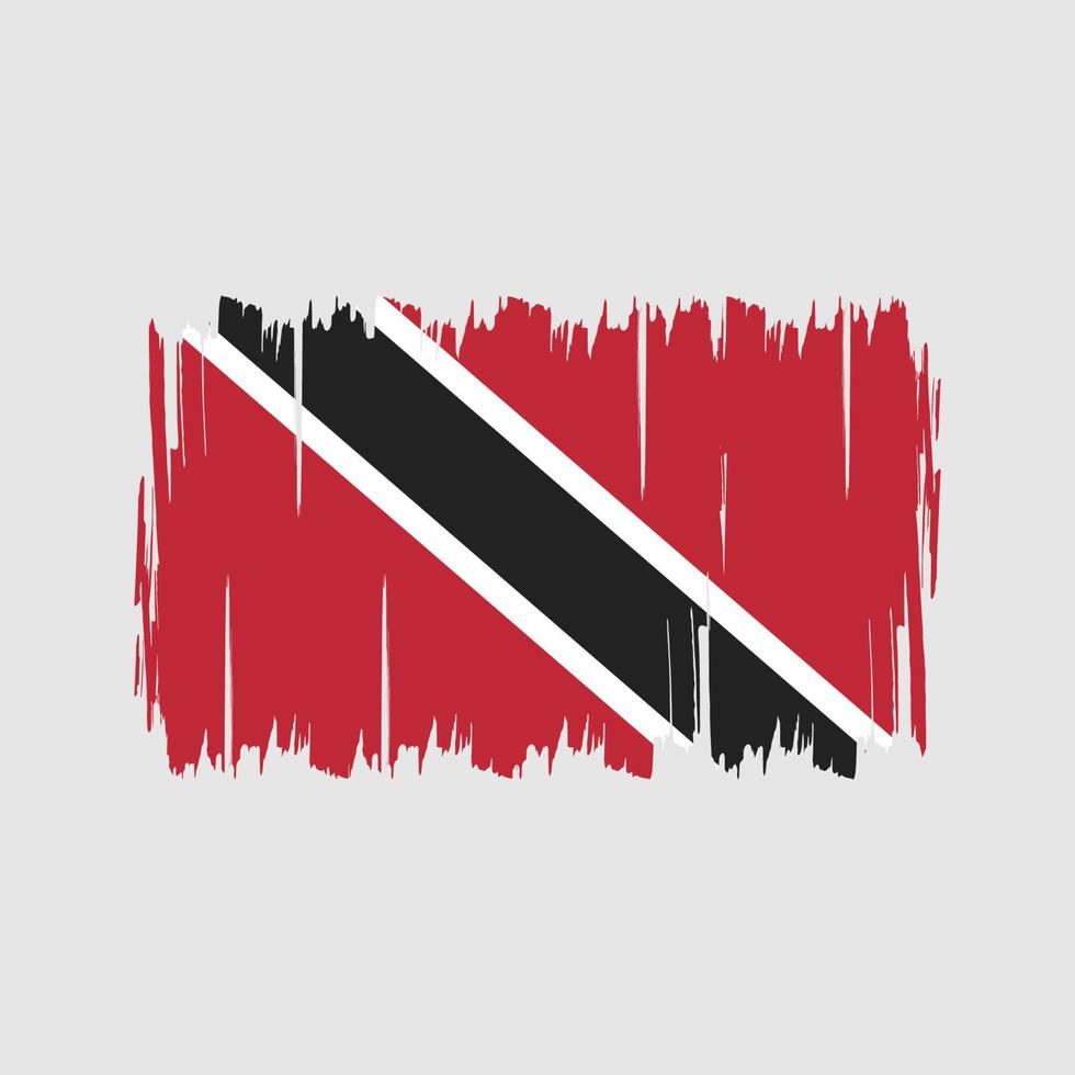 vecteur de drapeau de trinité-et-tobago. drapeau national