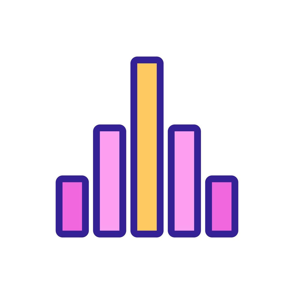 vecteur d'icône d'acoustique sonore. illustration de symbole de contour isolé