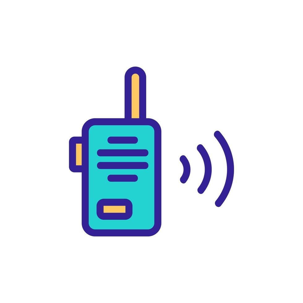 vecteur d'icône d'acoustique sonore. illustration de symbole de contour isolé