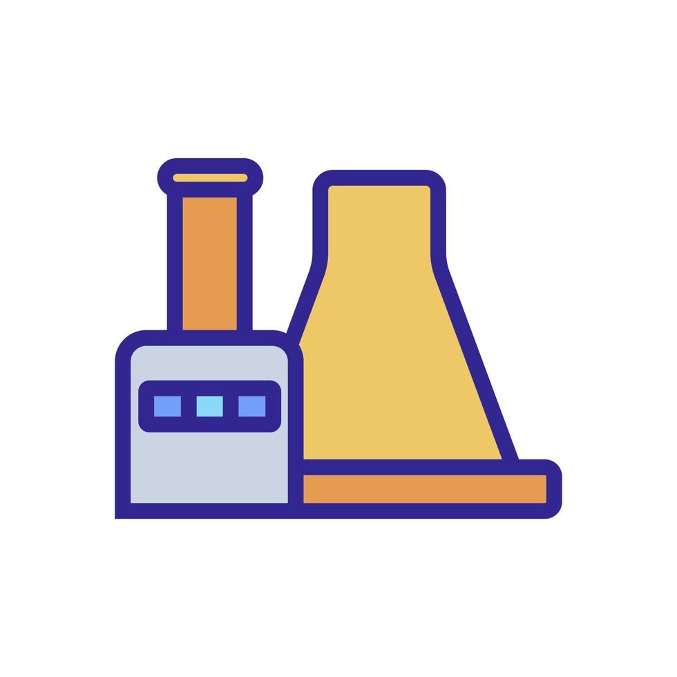 vecteur d'icône d'usine. illustration de symbole de contour isolé