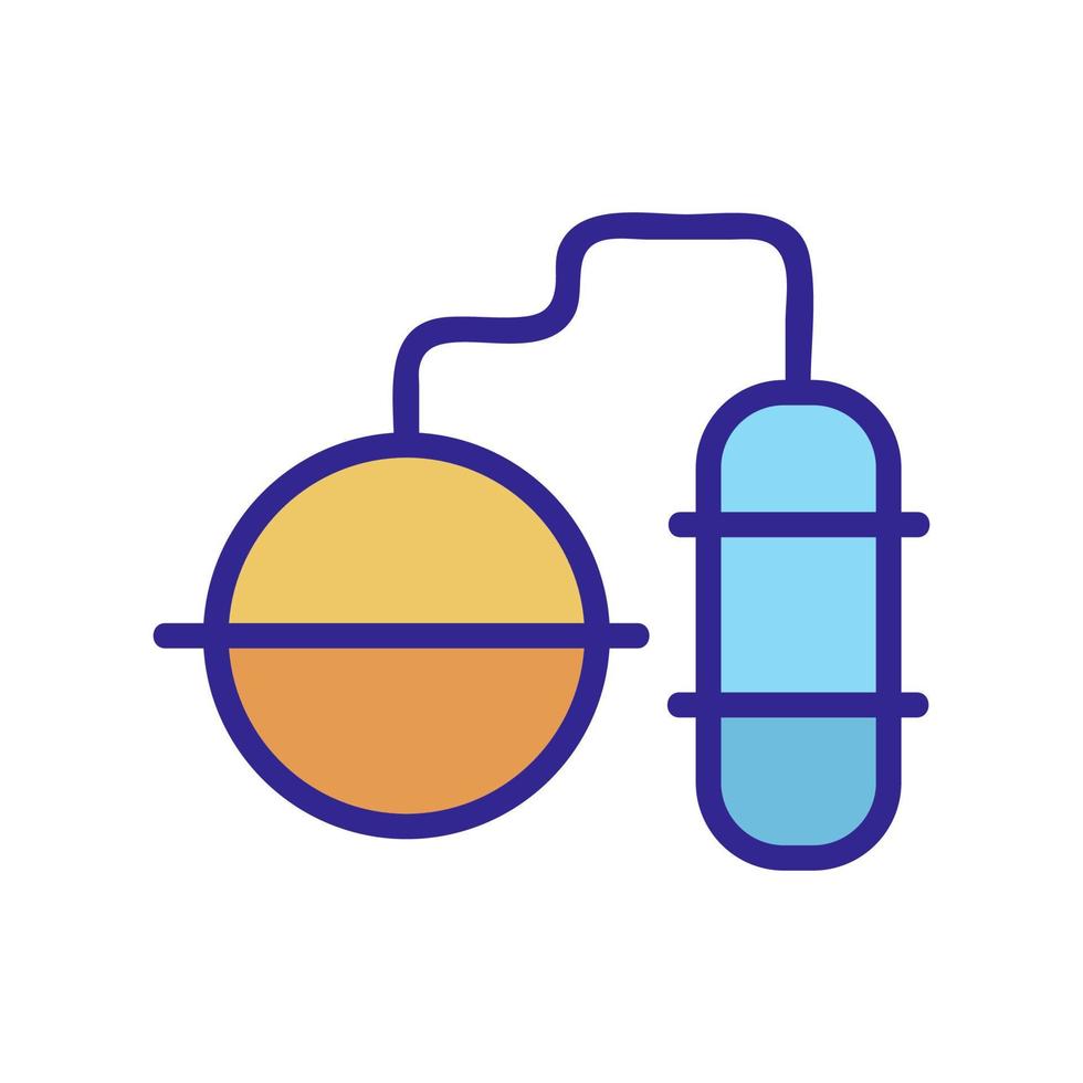 fonctionne vecteur d'icône. illustration de symbole de contour isolé